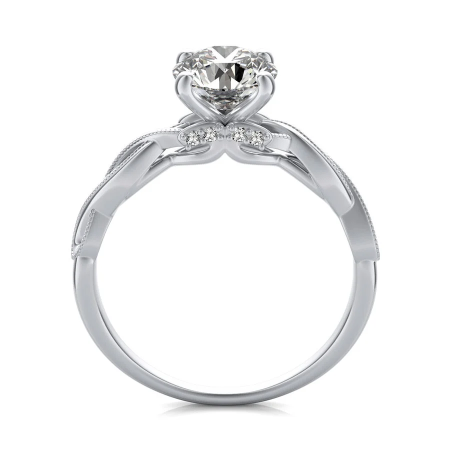 Twist Engagement Ring - Image 2