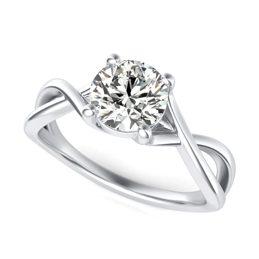 Twist Engagement Ring
