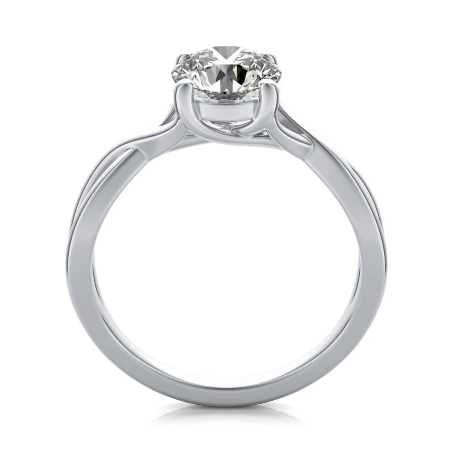 Twist Engagement Ring - Image 2