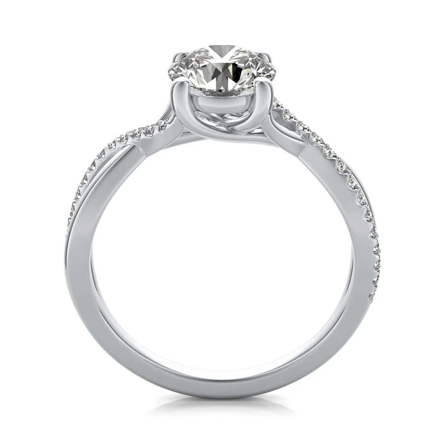 Twist Engagement Ring - Image 2