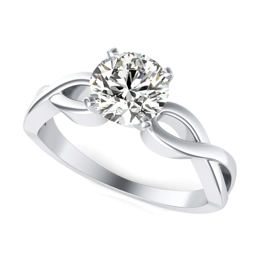 Twist Engagement Ring