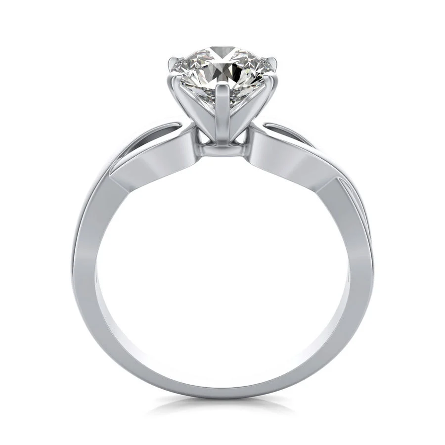 Twist Engagement Ring - Image 2