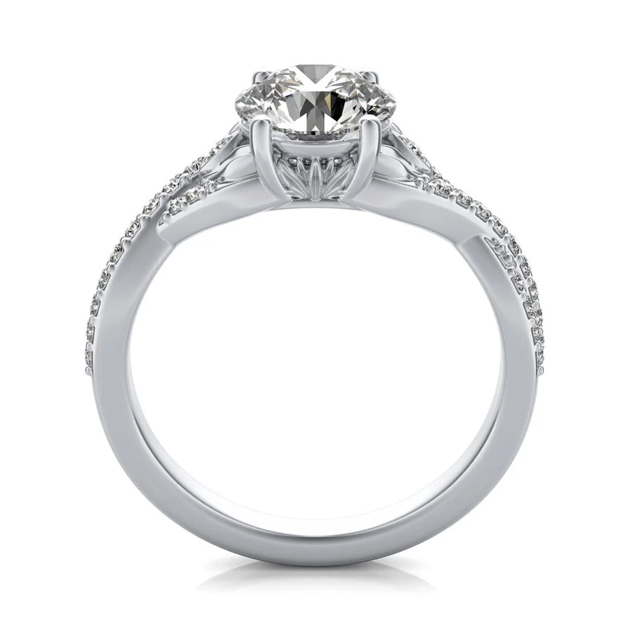 Twist Engagement Ring - Image 2