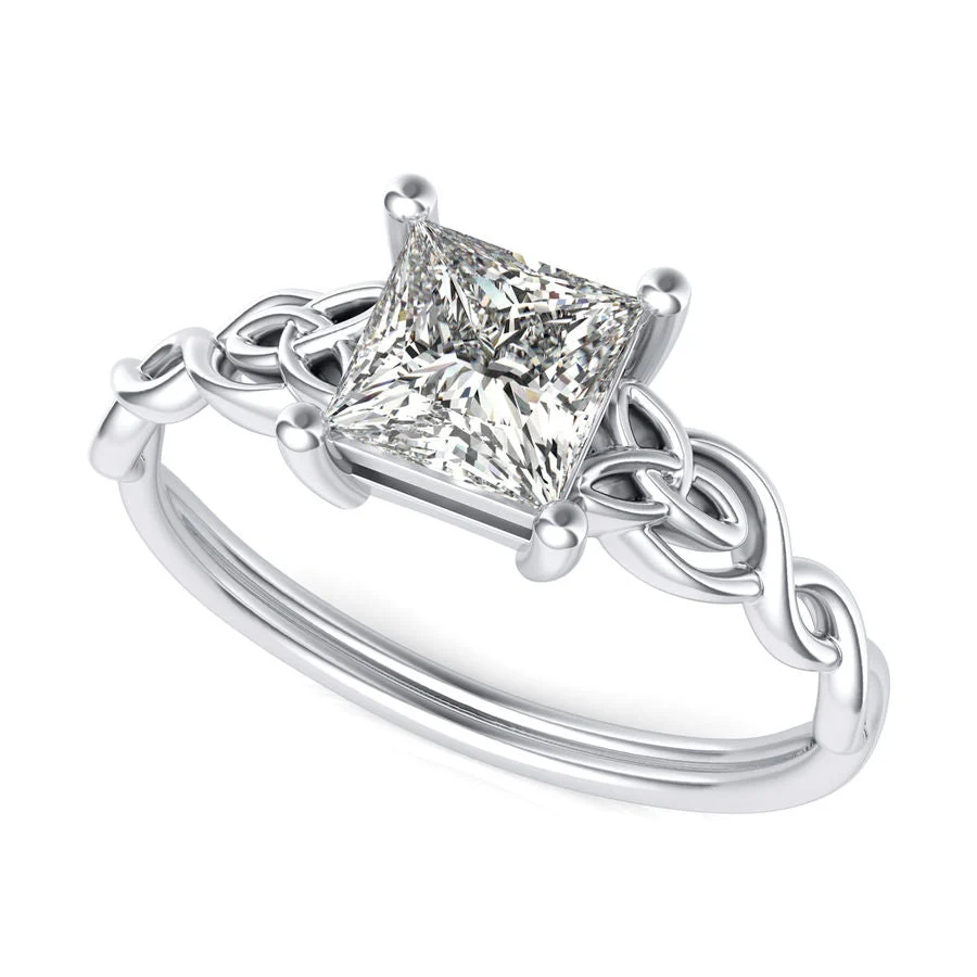 Twist Engagement Ring - Custom Builder - SKU 391200