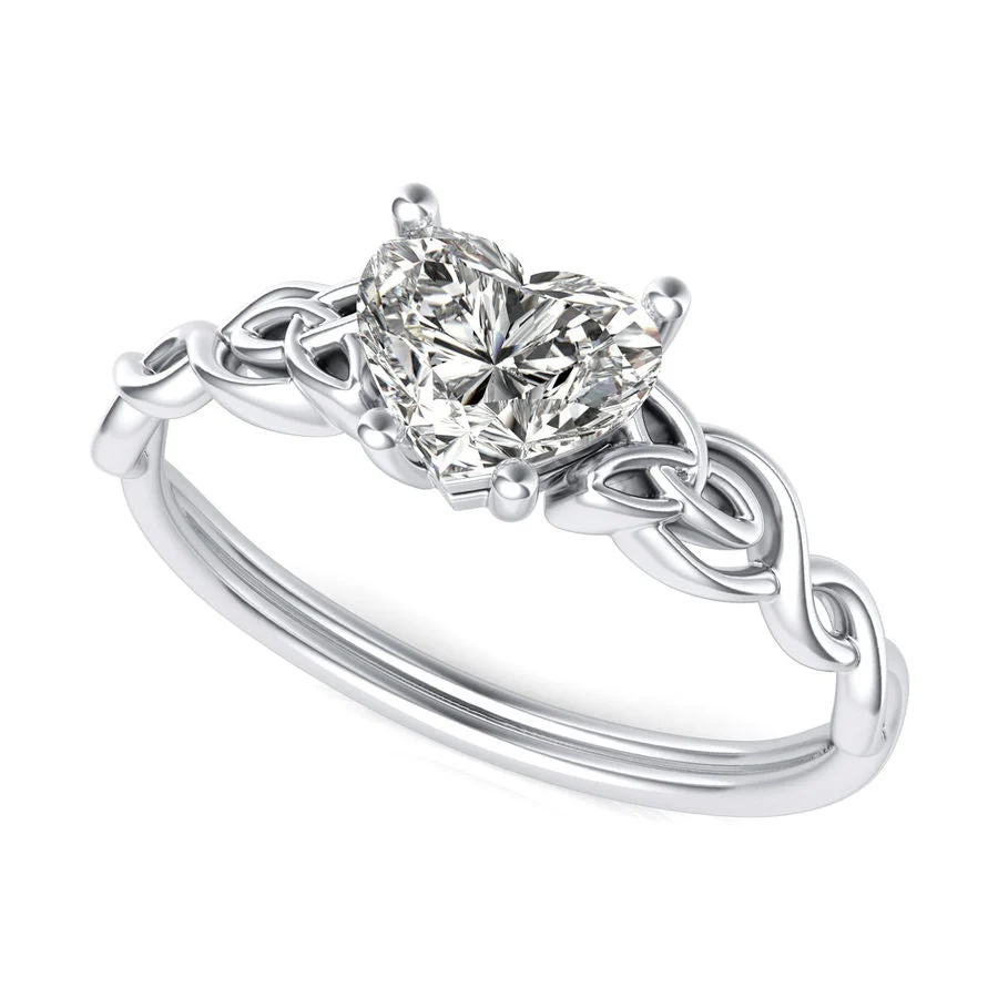 Twist Engagement Ring - Custom Builder - SKU 391200