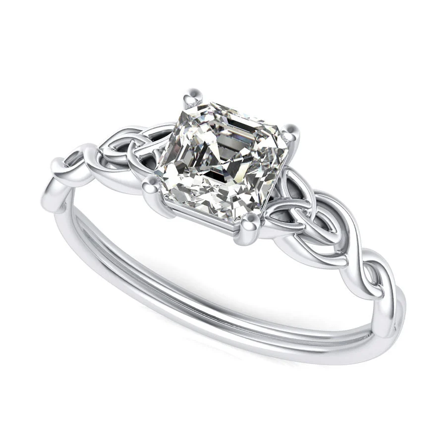 Twist Engagement Ring - Custom Builder - SKU 391200