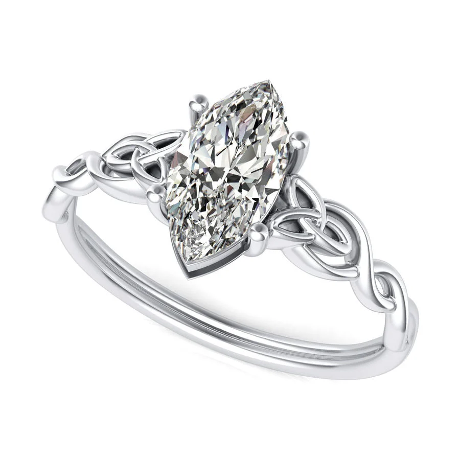 Twist Engagement Ring - Custom Builder - SKU 391200