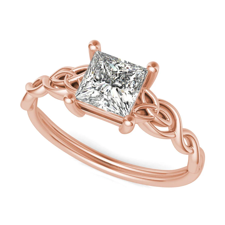 Twist Engagement Ring - Custom Builder - SKU 391200