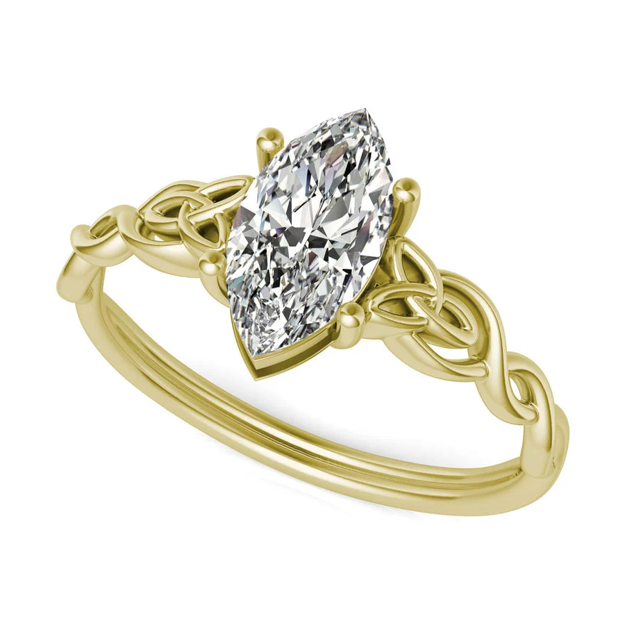 Twist Engagement Ring - Custom Builder - SKU 391200