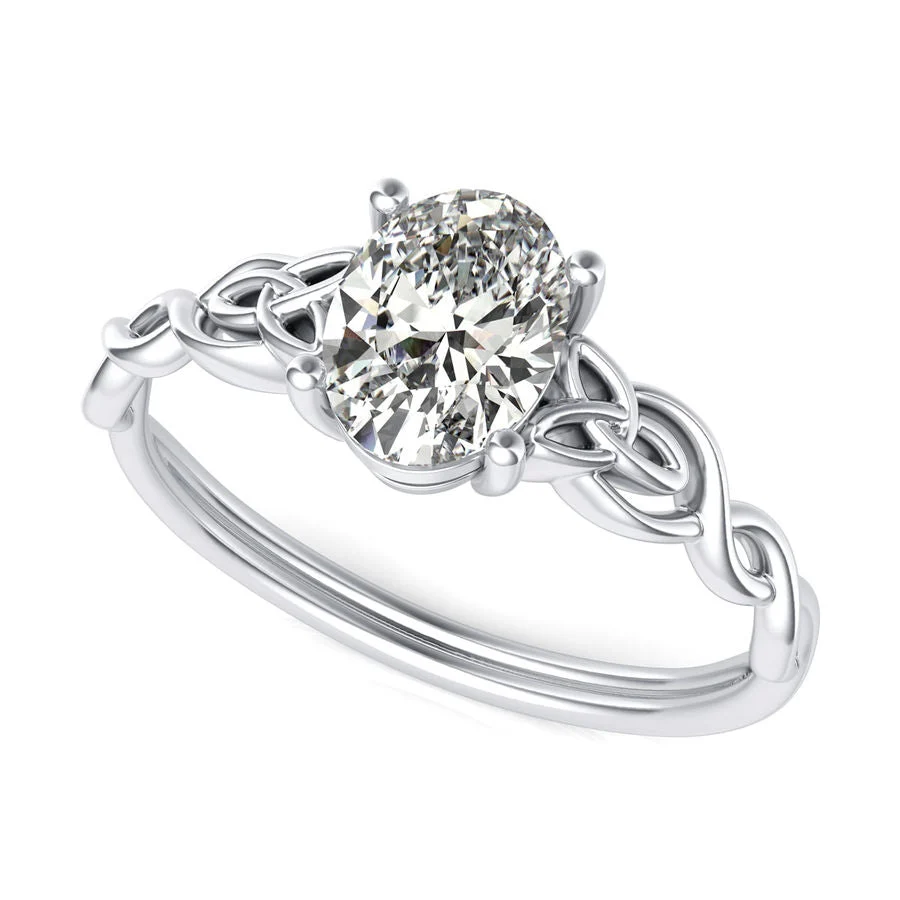 Twist Engagement Ring - Custom Builder - SKU 391200
