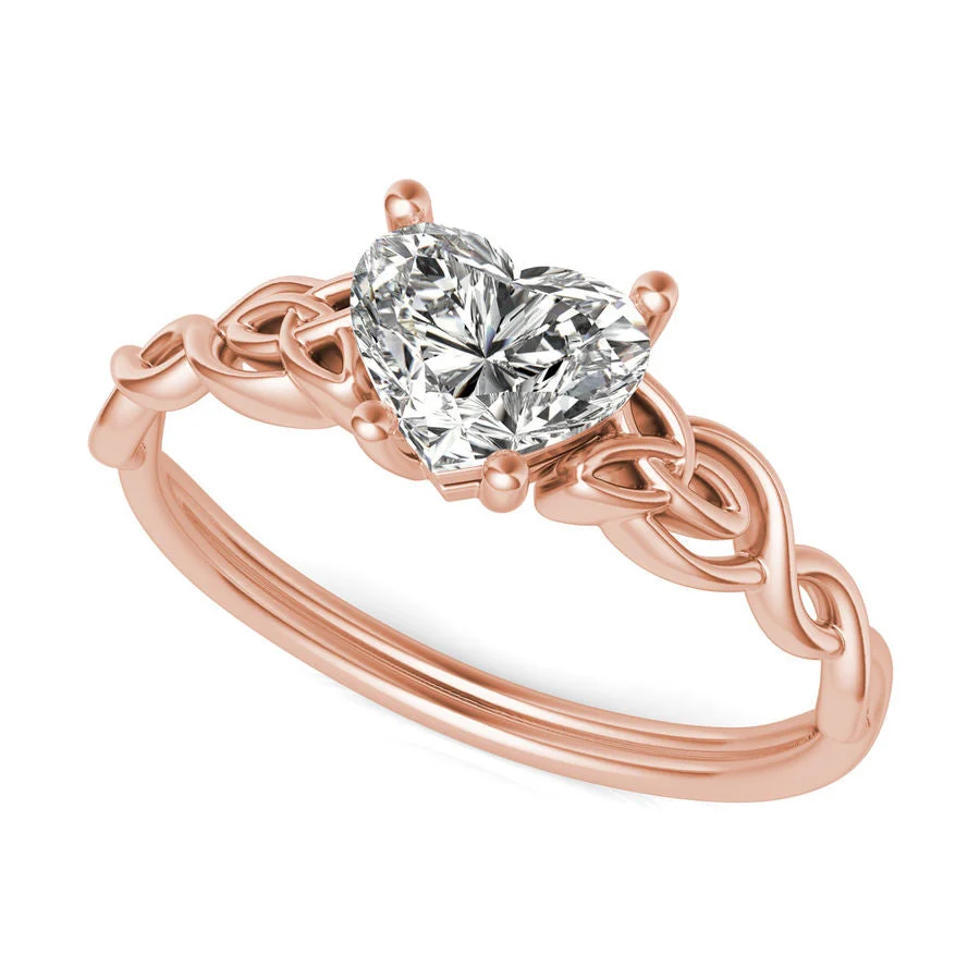 Twist Engagement Ring - Custom Builder - SKU 391200