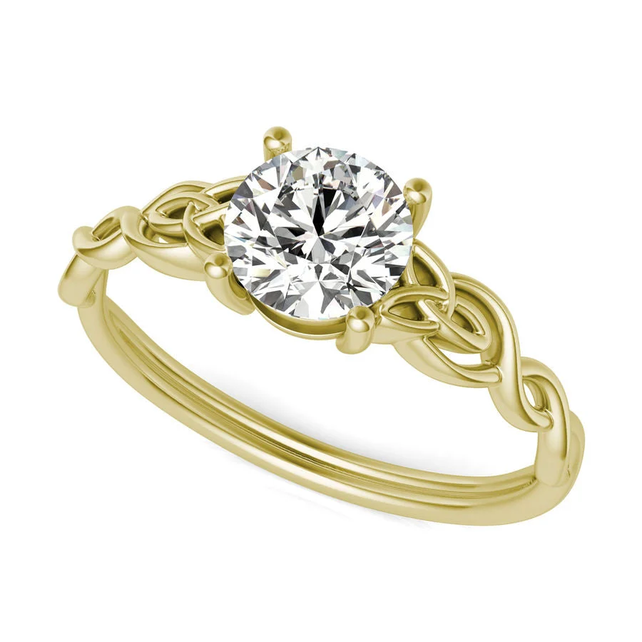 Twist Engagement Ring - Custom Builder - SKU 391200