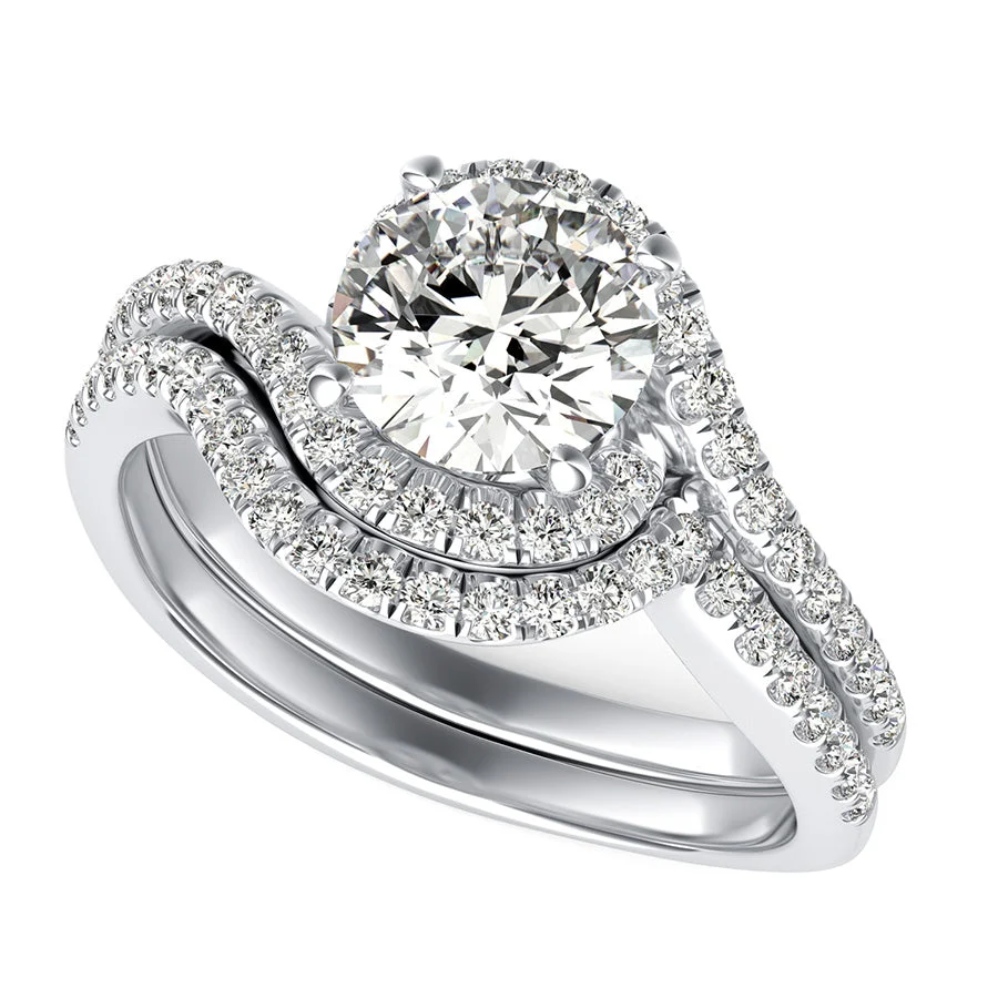 Twisted Halo Engagement Set - Custom Builder - SKU 300218