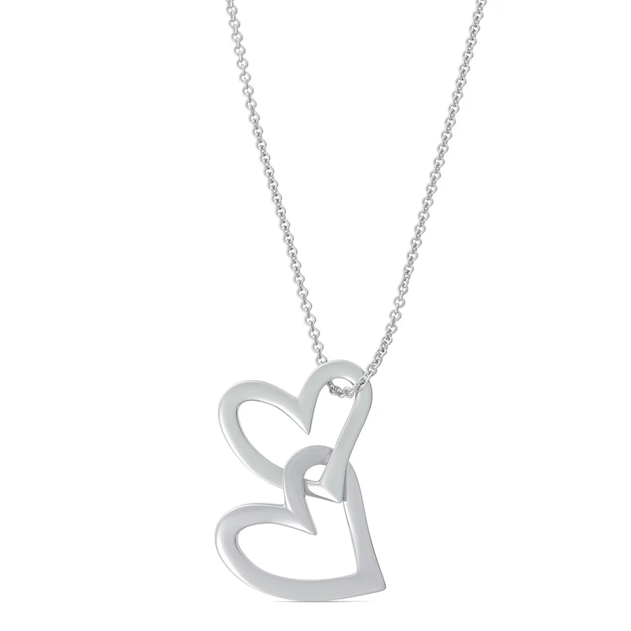 Two Heart Charm Pendant