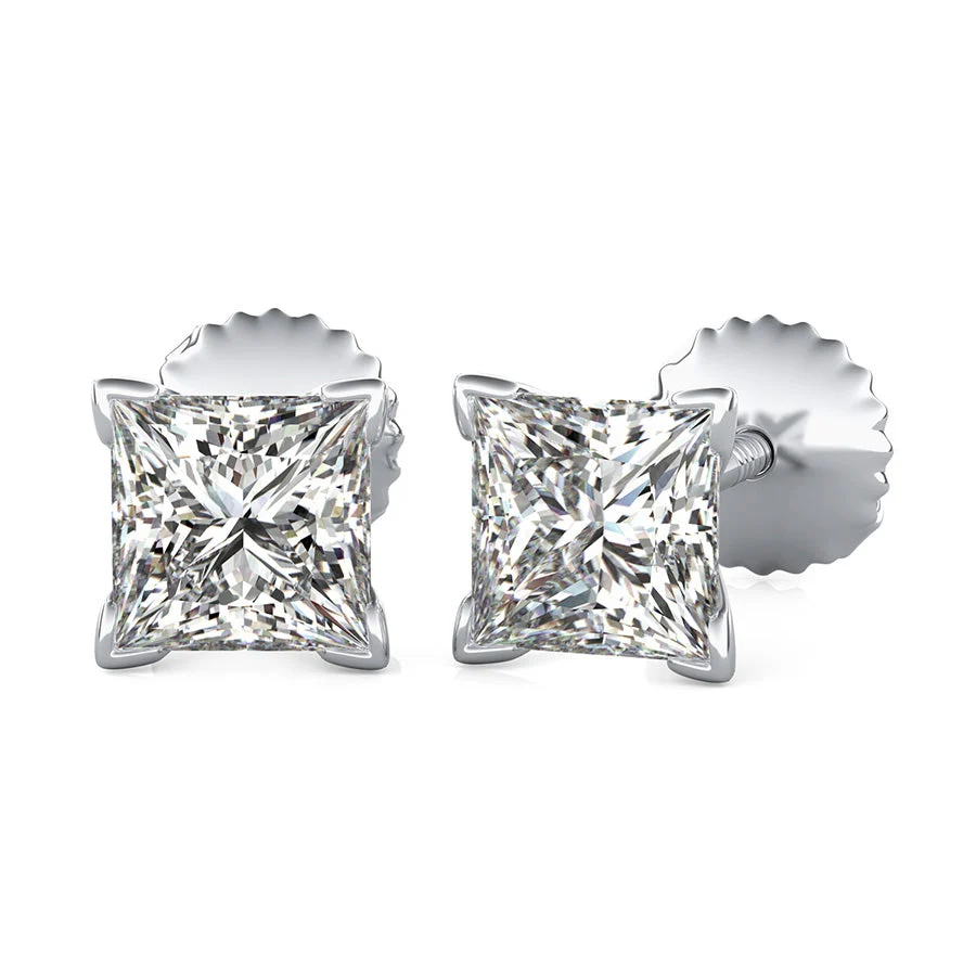 V Prong Martini Stud Earrings - Custom Builder - SKU 201708