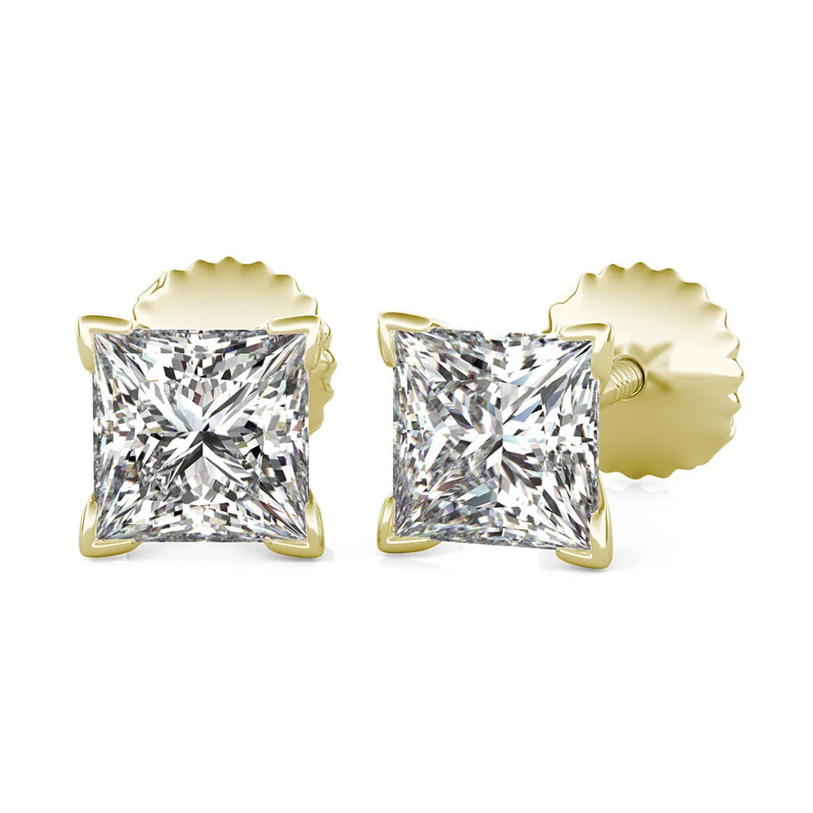 V Prong Martini Stud Earrings - Custom Builder - SKU 201708
