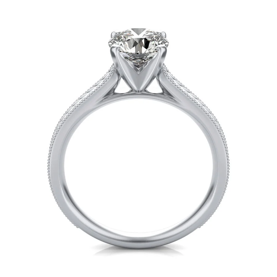 Victoria Cathedral Solitaire Engagement Ring - Image 2