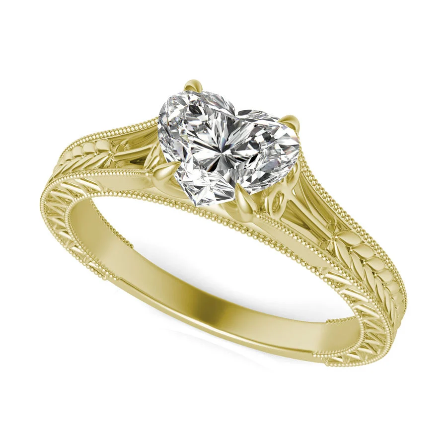 Victoria Cathedral Solitaire Engagement Ring - Custom Builder - SKU 382800