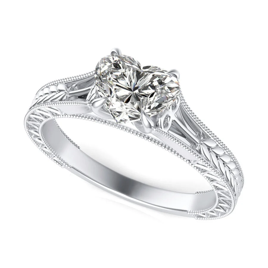 Victoria Cathedral Solitaire Engagement Ring - Custom Builder - SKU 382800