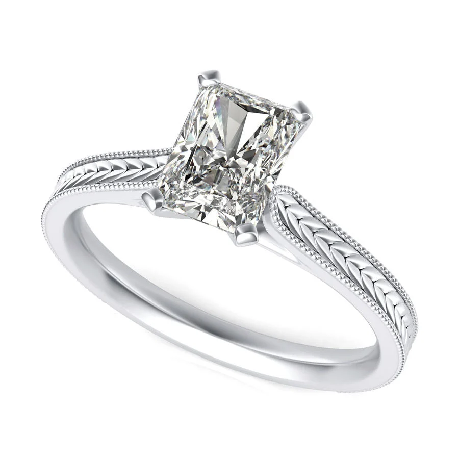 Victoria Cathedral Solitaire Engagement Ring - Custom Builder - SKU 382900