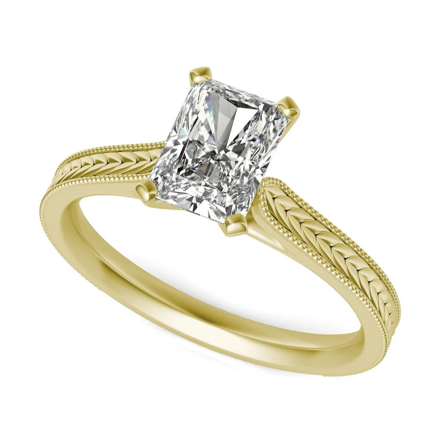 Victoria Cathedral Solitaire Engagement Ring - Custom Builder - SKU 382900