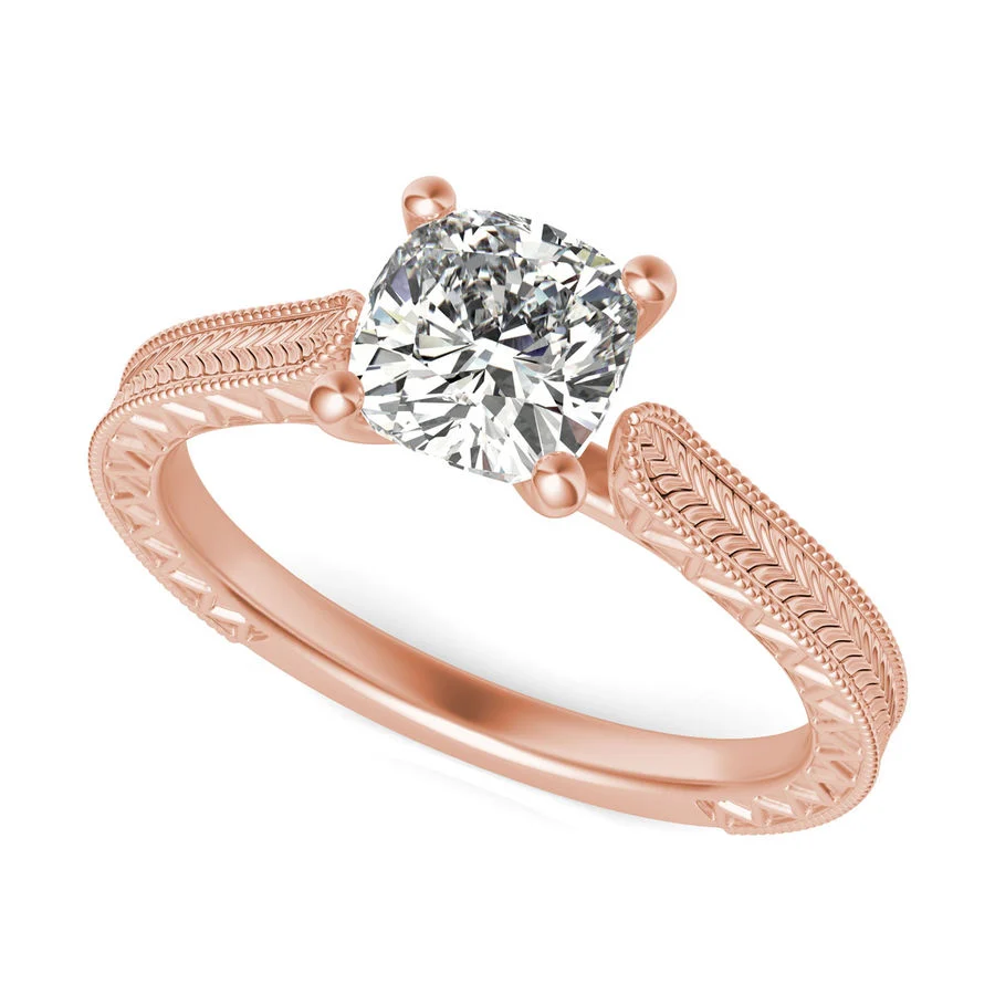 Victoria Cathedral Solitaire Engagement Ring - Custom Builder - SKU 383000