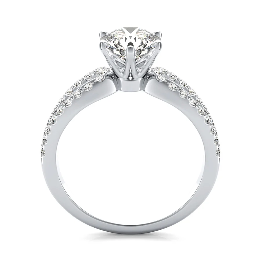 Victoria Royal Infinity Split Engagement Ring - Image 2