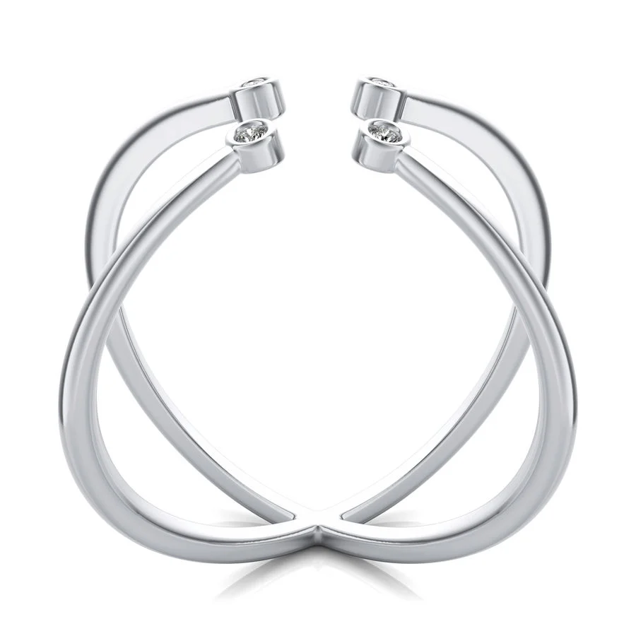 X Criss Cross Ring - Image 2