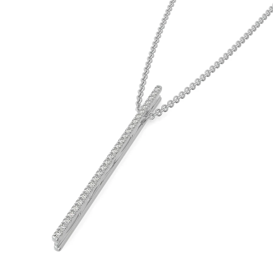 "XOXO"  Drop Bar Pendant - Image 2
